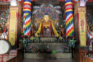 Bhutanese Monastery, Bodhgaya, Bihar, India.