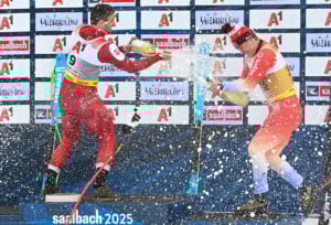 Vincent Kriechmayr (AUT), Franjo Von Allmen (SUI)